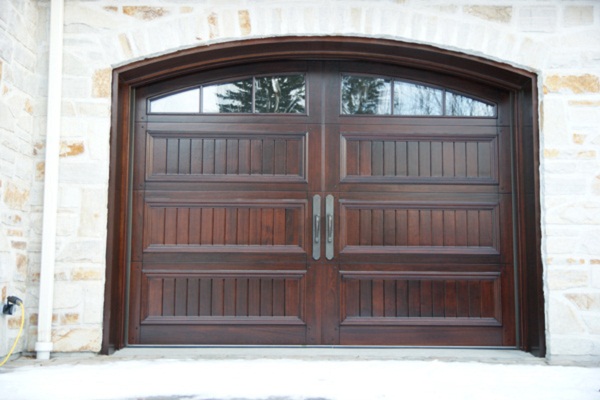 Our solid wood garage door