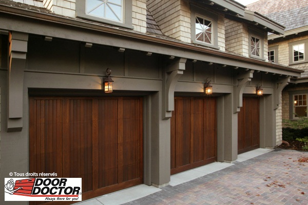 Our solid wood garage door