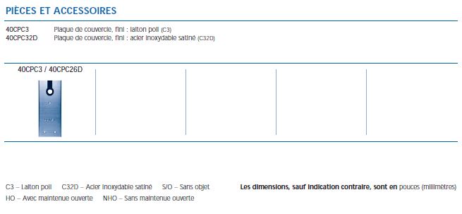 ferme porte diss piece 40