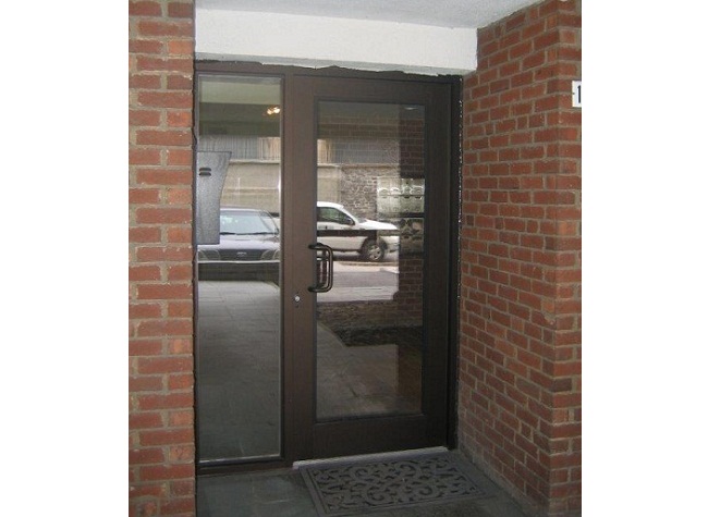 Aluminium glass doors from Vertech 1700 Series