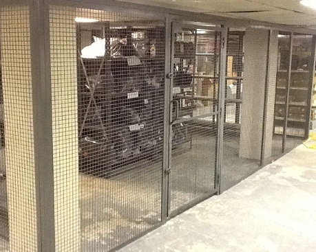 Industrial security cages and gates