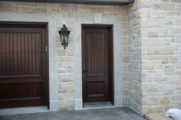 Custom solid wood door